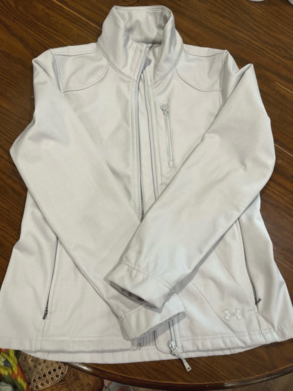 Under Armour White Women's Softshell Utility Jacket